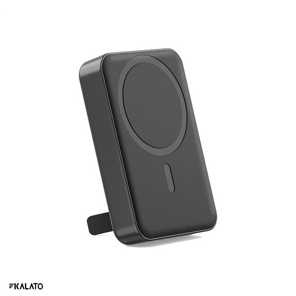 پاوربانک گرین لاین مدل MagSafe Kick Stand GL-PB31 ظرفیت 10000 میلی آمپر مشکی